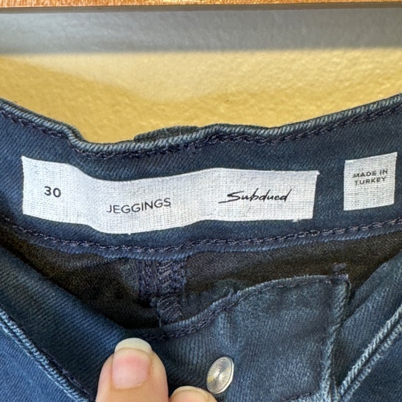 Subdued | Y2K Blue Wash Stretch Skinny Jeans Quality Jeggings - Picture 7 of 10